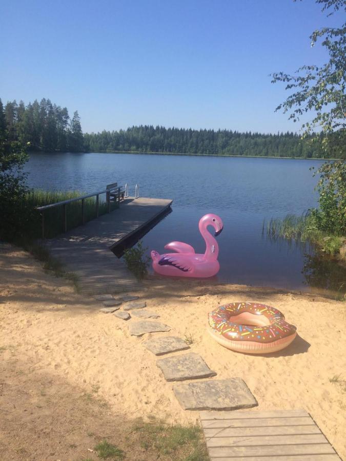 Private Lakeside Holiday Property In Nature Kankaanpaa Luaran gambar